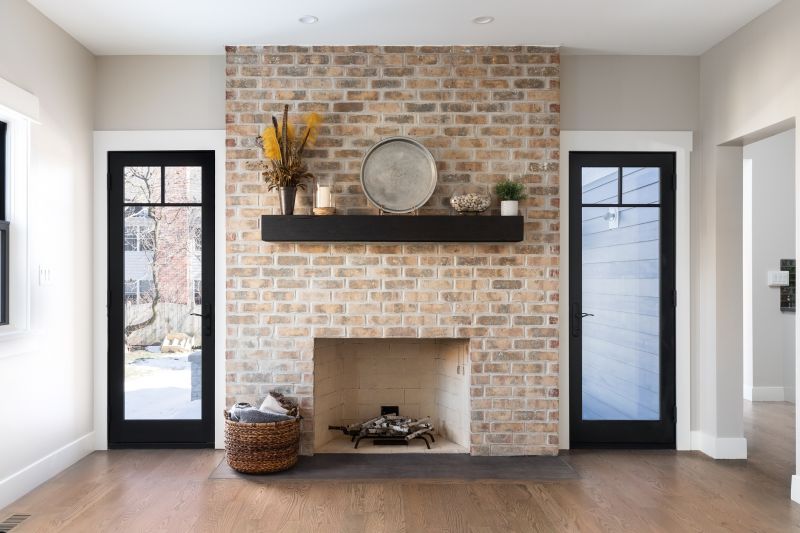 Brick Fireplace Design